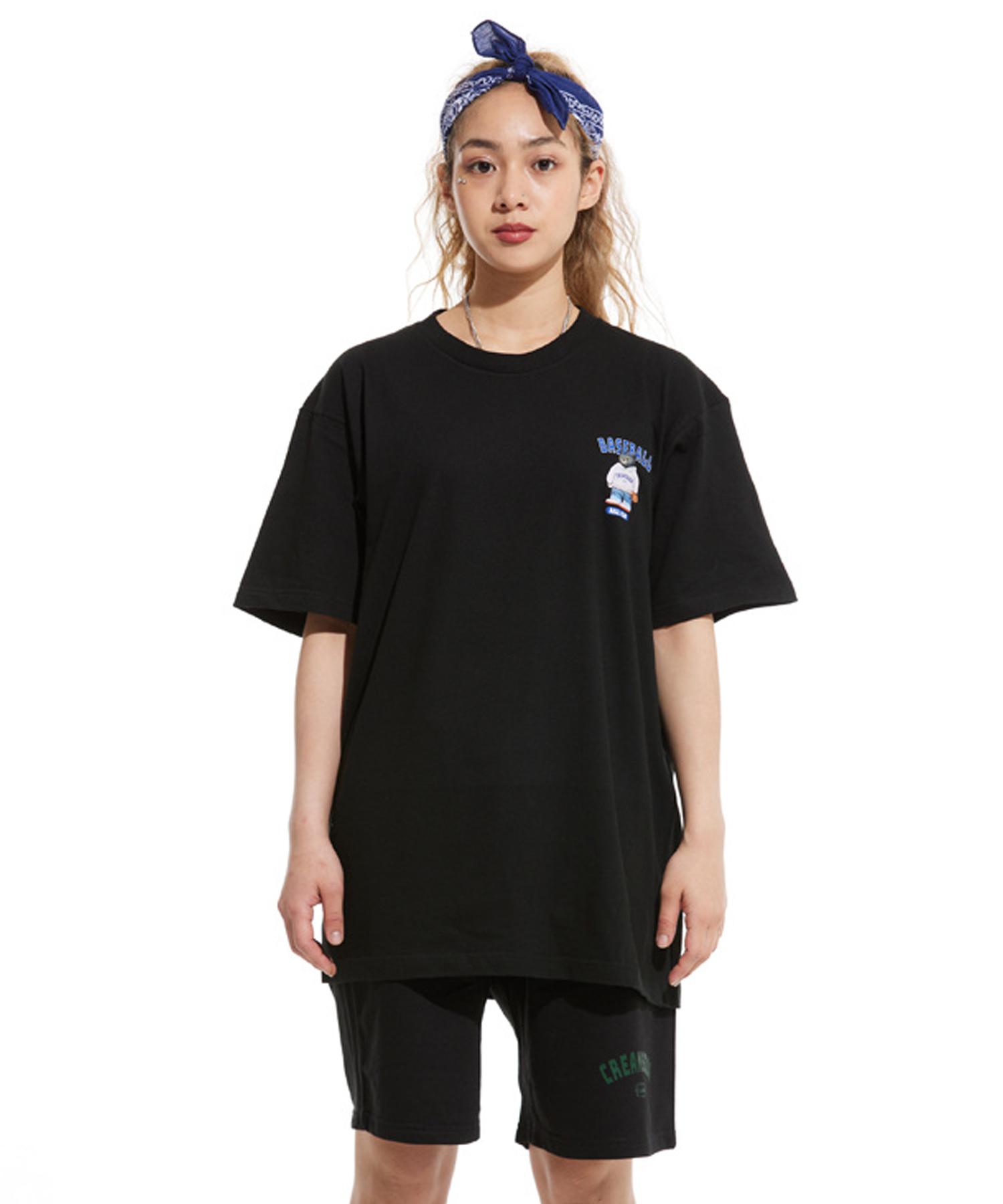 Cream Soda Lab Lab Baseball Club Small Logo Short Sleeve T-Shirt Black Xxl
