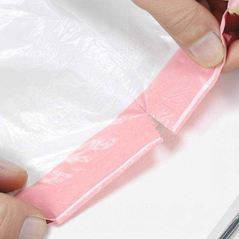 Drawstring Trash Bags Thickened Disposable Kitchen Garbage Can Liners With Handle For Home Office