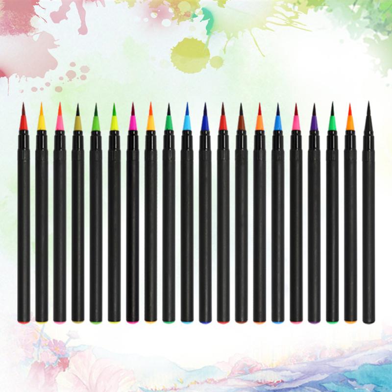201 PCS Watercolors Brush Pens Markers Collection for Art Painting Drawing School Supplies Artists Beginner Painters