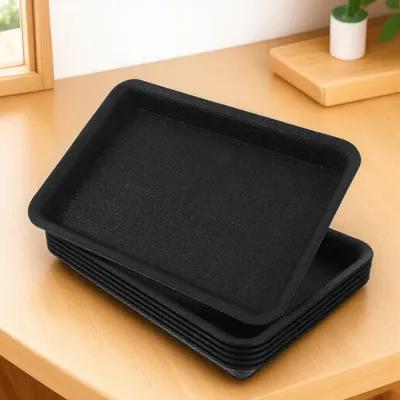 6Pcs Plastic Flower Pot Trays Heavy Duty Plant Saucers for Indoor Outdoor Use Drip Tray Water Catcher Planter Drainage Tray