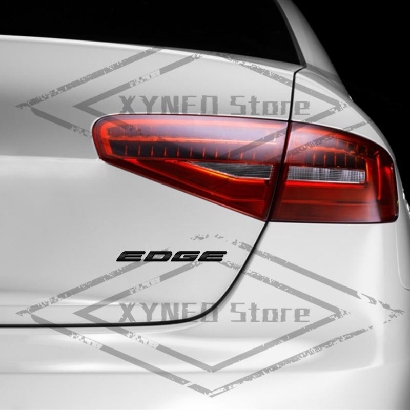 1Pc Car Sticker Metal For  Edge Logo ST Line Emblem Badge Trunk Decal Auto Accessories