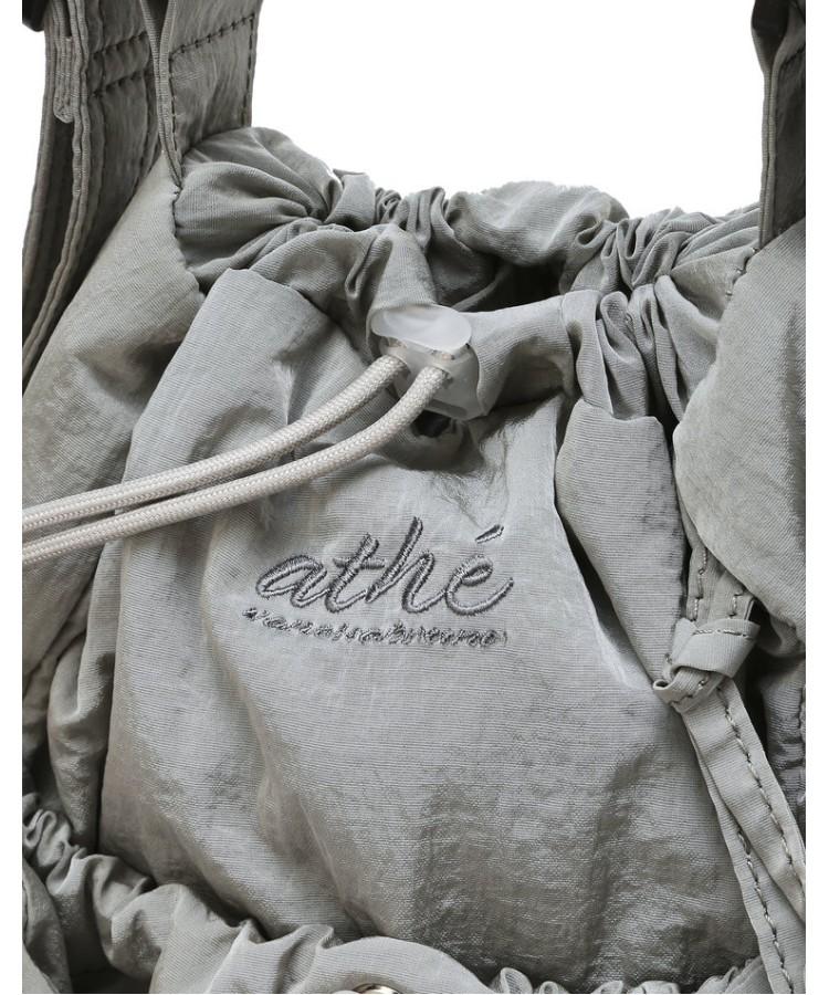 Athe Vanessabruno [Ruban] Gray Ribbon Petite Backpack And Shoulder Bag Mini Aaba5F941G2