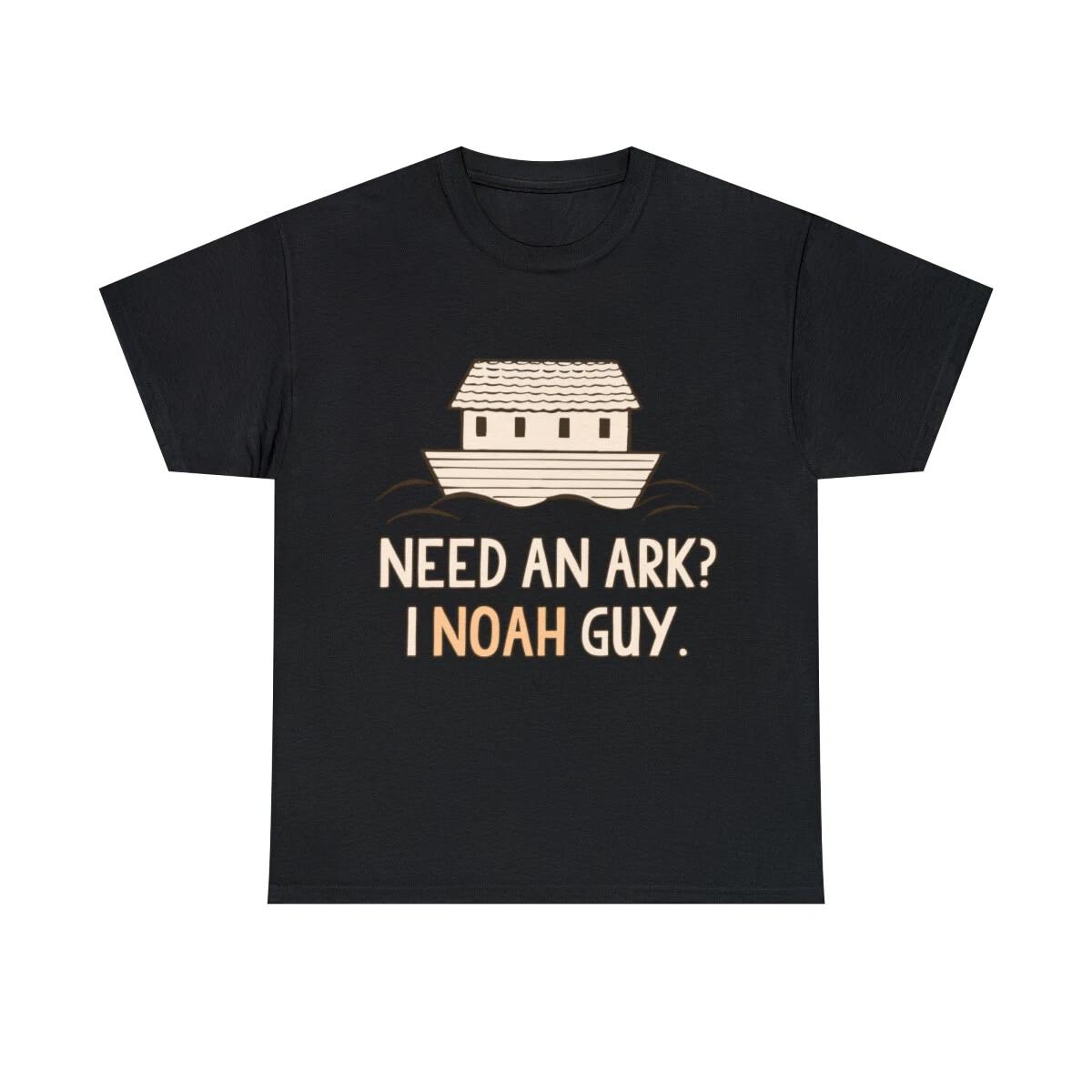Need An Ark I Noah Guy Funny Christian Graphic Tee Shirt, S-5XL L
