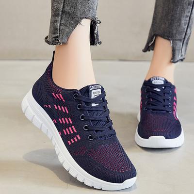 Damen Laufschuhe Atmungsaktive Freizeitschuhe Outdoor Leichte Weiße Tenis Sportschuhe Casual Walking Sneakers für Wamen