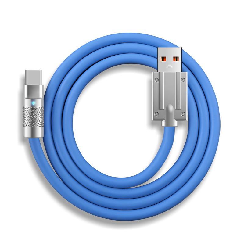 Usb C Bilkabel 120W Type C Lader Usb Ladekabel Hurtiglading Hurtiglading Type C Ladekabel For Mobiltelefon Bil