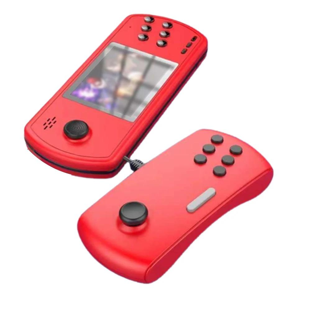 D22 Handheld Game Console with Dual System, Linux + Android, 3.5 Inch IPS Screen, Built-in 5000 Classic Games, Support AV Dual/Single Player
