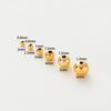 18k Gold-Plated Pure Copper Beads for DIY Jewelry: Bracelet & Necklace Accessories
