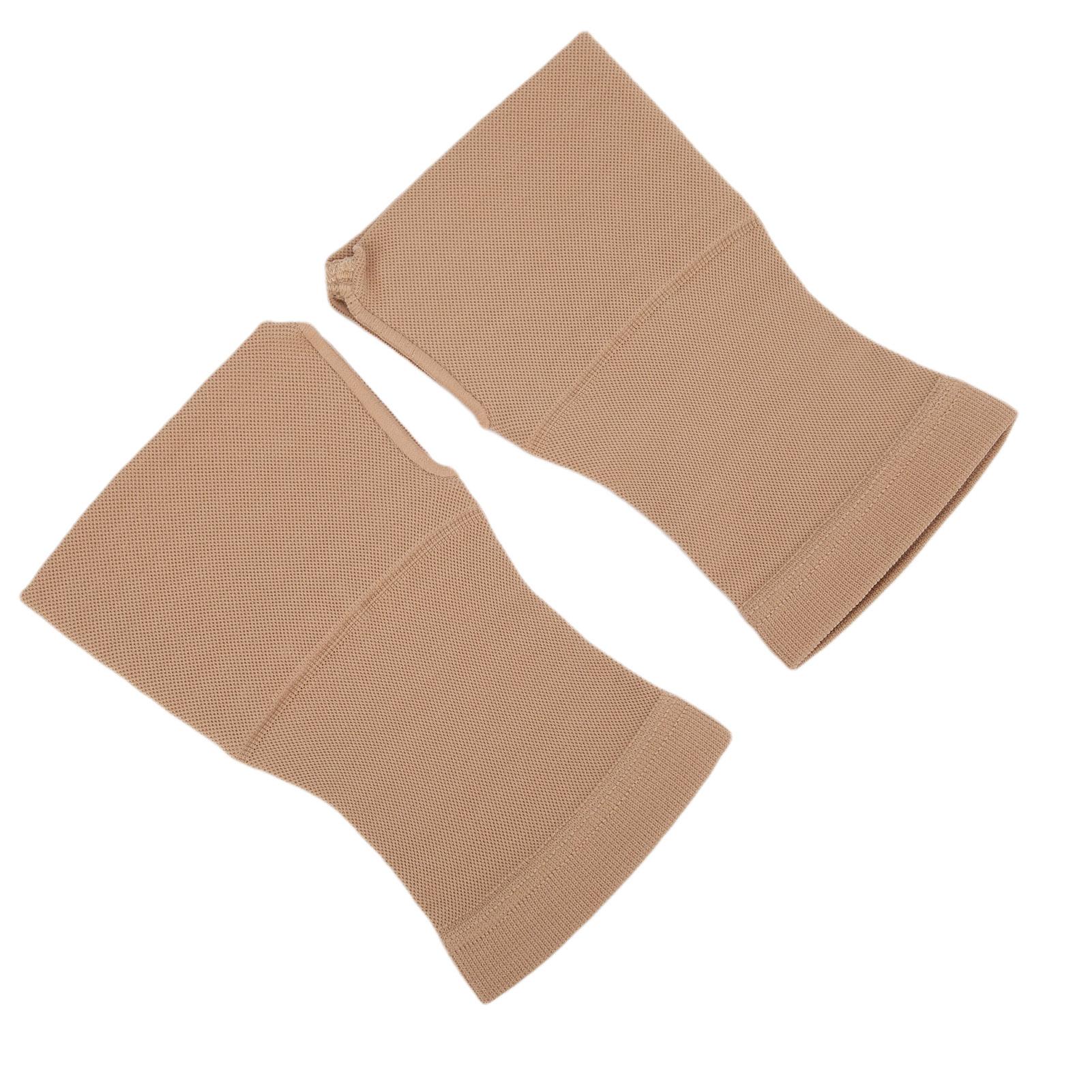 

1 Pair Set Wrist Protective Brace Carpal Tunnel Support Fingerless Arthritis GlovesSkin Color