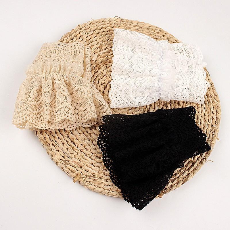 1 Pair Oversleeve Detachable Sleeves for Woman Black/White Elastic Comfortable Sleeve Autumn Spring Warm Sleeves White Black New