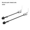 2 Pcs Front Rear Bike Axles Wheel Hub Skewers Bicycles Quick Release Lever