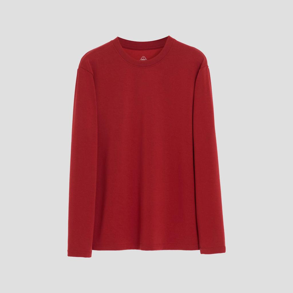 Men's Thermal Slim Fit Round Neck Long Sleeve Top - 2024 Autumn/Winter Collection