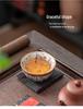 Kiln-Fired Ceramic Tea Cup Set: Five Elements Gift Box with Tea Bowls