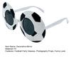 Football Party Glasses Decorative Lightweight Glasses Funny Eye-Catching Styling Party Supplies for Soccer Game