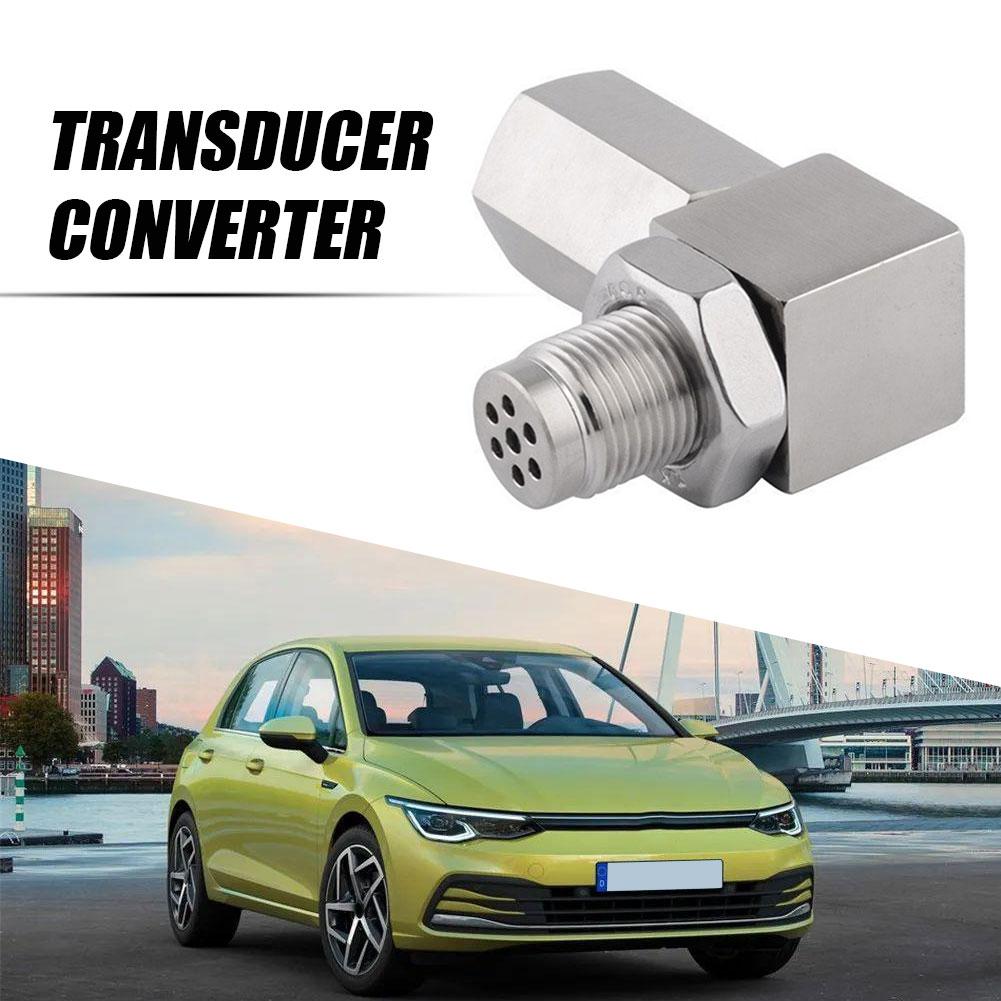 90 Degree CEL Fix Check Engine Light Eliminator Replacement Automotive O2 Sensor Adapter with Mini Catalyst M18 X 1.5
