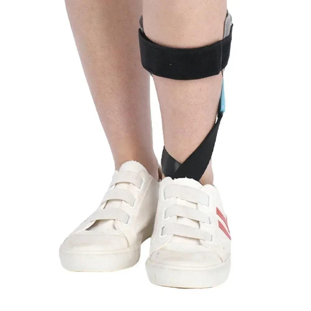 Nastavitelná ortéza na pokles nohy Podpora kotníku pro rehabilitaci po mrtvici hemiplegii s elastickou korekcí varu