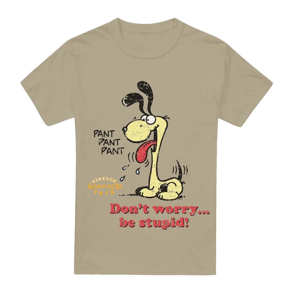 Garfield Mens Don´t Worry Be Stupid T-Shirt