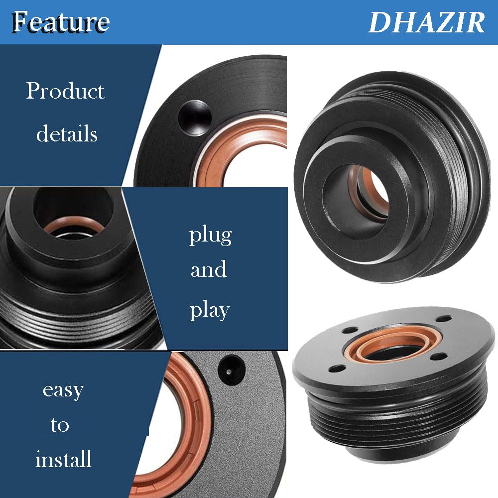 61A-43811-00-00 Tilt Cap/Gland with Seals Fit for Yamaha 200-225-250-300 HP V6 3.3L End Cap Tilt Cylinder FSM040 2PACK
