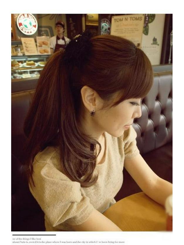 E874 Handmade Korean Lotus Flower Earrings Gift