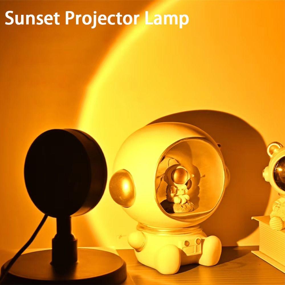 USB Night Light Led Ambient Lighting Portable Sunset Projector Lamp  Home Decoration
