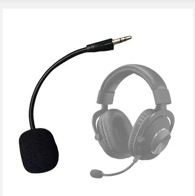 Ersatz 3,5-mm-Mikrofon E-Sport-Gaming-Headset-Mikrofon Biegbares Spielmikrofon Flexibles Mikrofon für Logitech G PRO G PRO X