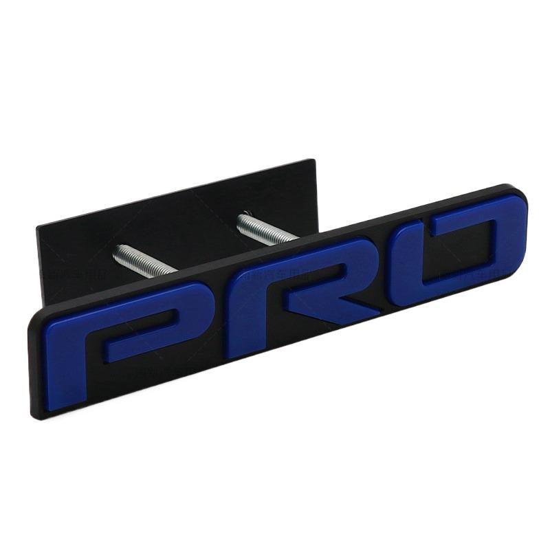 Car Front Grill Badge Grille Emblem with Bolts for TRD PRO Tundra Car
