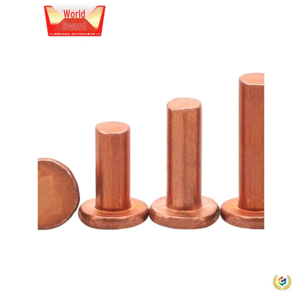 Klopfnieten GB109 Flachkopf Kupfernieten/Nägel M1.5-M6