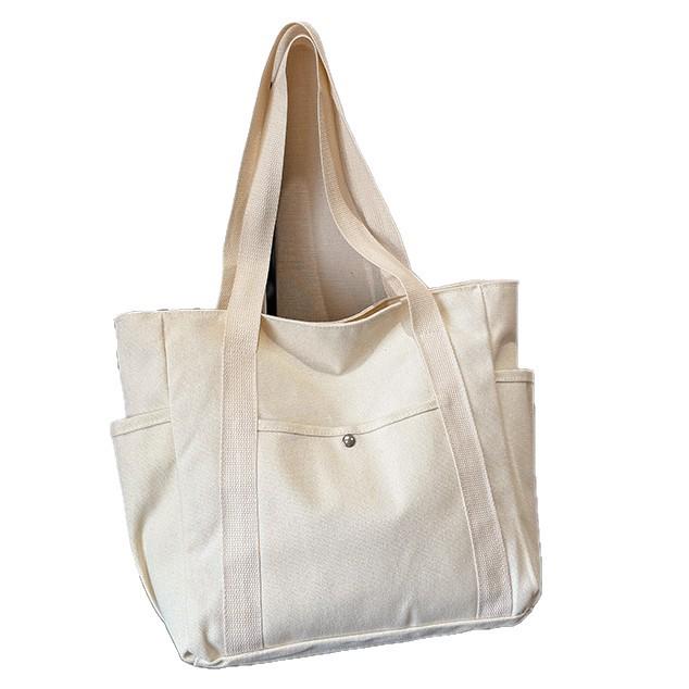 Women's Canvas Shoulder Bag - Versatile, Large Capacity, Multifunctional Handbag for Commuting and Students