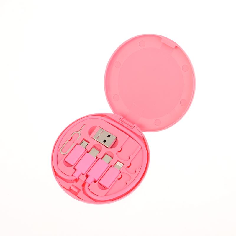 1 Set Multifunctional Fast Charging For Xiaomi Charger Storage Box Adapter Card Pin Travel Accessories Pd 60W Usb Data Cable Kit