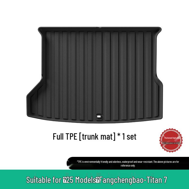 TPE All-Weather Floor Mats & Trunk Mat for BYD Fangchengbao Yangwang U7 Cars.