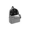 Vans Classic Checkerboard Logo Zip Backpack Unisex Backpacks Black White VN0A5KI1Y28