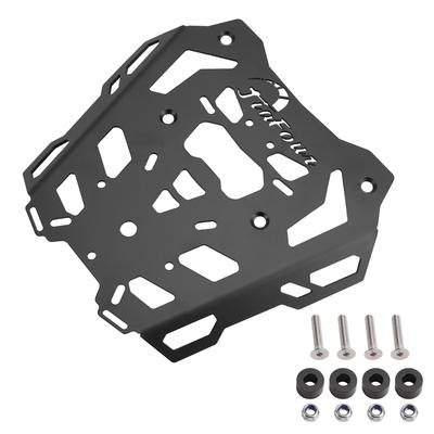 Rear Carrier Top Rack Luggage Plate Black For Honda XL750 Transalp 2023-2024
