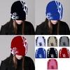 Knitted Beanies Hat for Women Men Popular Pattern Skull Hat Handmade Crochet Hat 2000s Hiphop Hat Casual Street Headwear