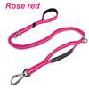 Nylon reflective multi-functional retractable Reflective Shock Absorbing Pet Running Training Large Dog Leash Car safety buckle