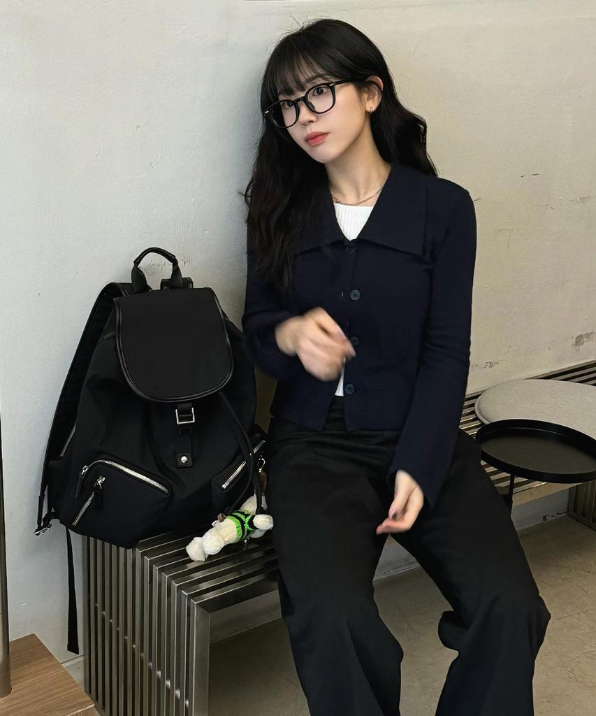 Fallett Clasp Backpack Black