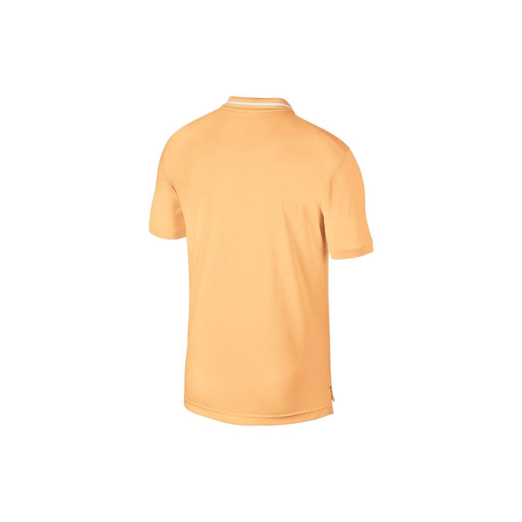 Nike Polo Shirts Men's Yellow Polo Collar Moderate Straight Fit BV1195-251