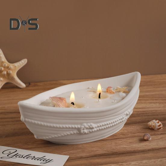 Silicone Nar Candle Mold with Hemp Rope Pattern Resin Bowl Mold DIY Storage Container Mold for Candles Soap Chocolate Craft Supplies for Home Decor