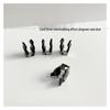 In-Stock Rubber-Coated Hose Clamp: Elastic Pipe Clip with U-Opening, Spring Steel, Manganese Steel Construction for Water and Lamp Tubes