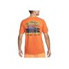 Nike Dri-FIT Letter Print Sports Short Sleeve T-Shirt Men Tops Orange FN0825-893