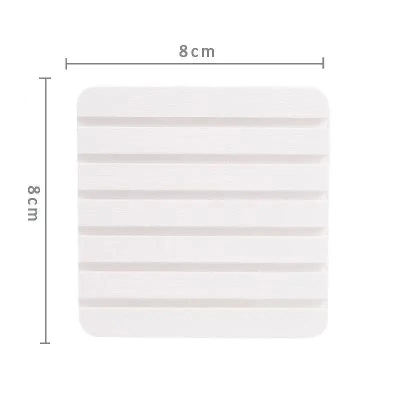 Diatomite Soap Dish, Fast Drying Soap Saver, Soap Bar Holder for Bath Shower, Self-Dry Soap Container Bathroom Accessories