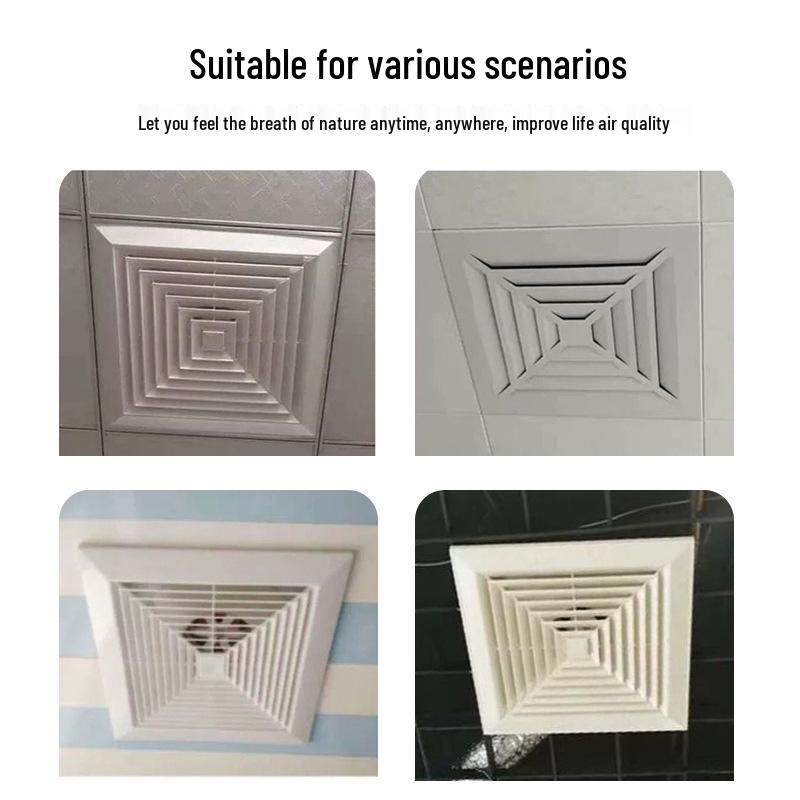 Ceiling-Mounted Duct Exhaust Fan for Bathroom and Kitchen