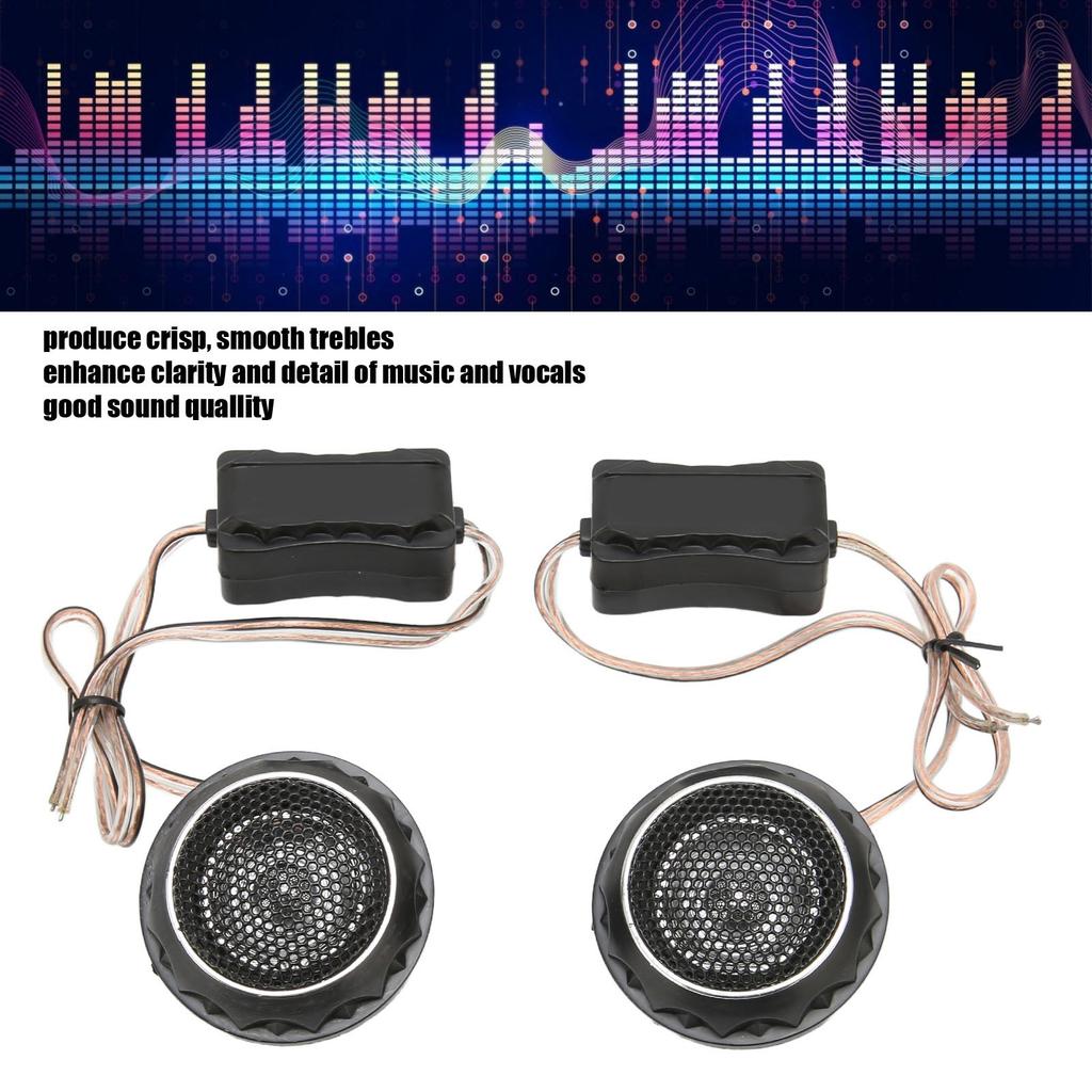 2 Peças Tweeter Dome 140W Ferro Metálico Alto-falante   para Carro   Sistemas