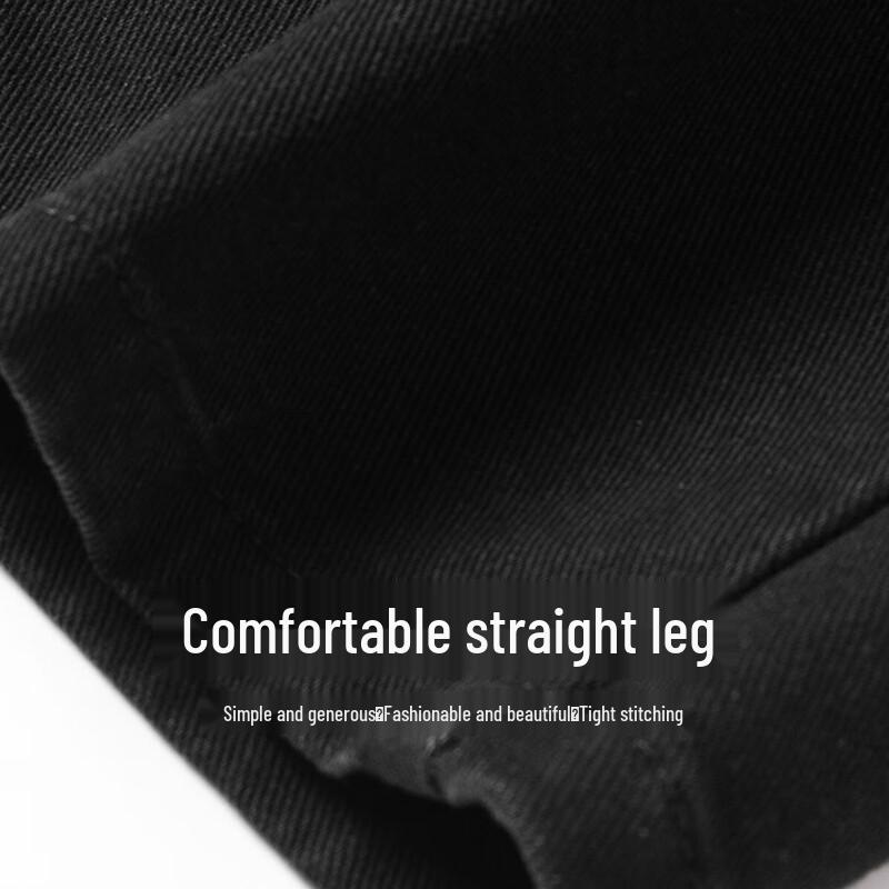 Men's American Retro Straight-Leg Loose Fit Jeans