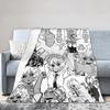 Mina Manga Blanket Fleece Boku No My Hero Academia Pinky Ashido Mina Super Warm Throw Blankets for Bed Bedroom Quilt