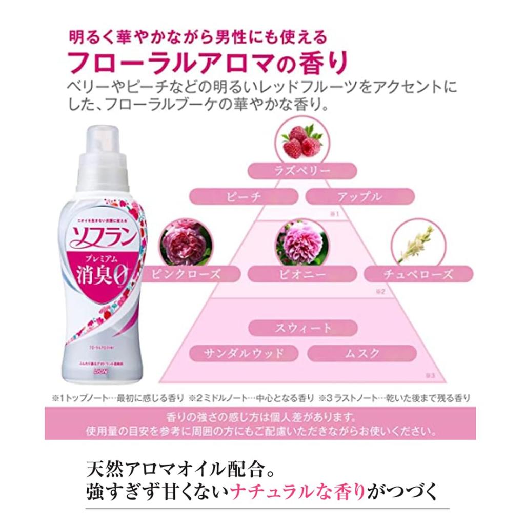 Soflan Premium Deodorizer Großes Blumenaroma 4L Flüssigstoff Deodorierend für Innenräume [Kommerzielle Kapazität] Duft, Nachfüllung, Weichspüler, Trocknung, Antibakteriell,