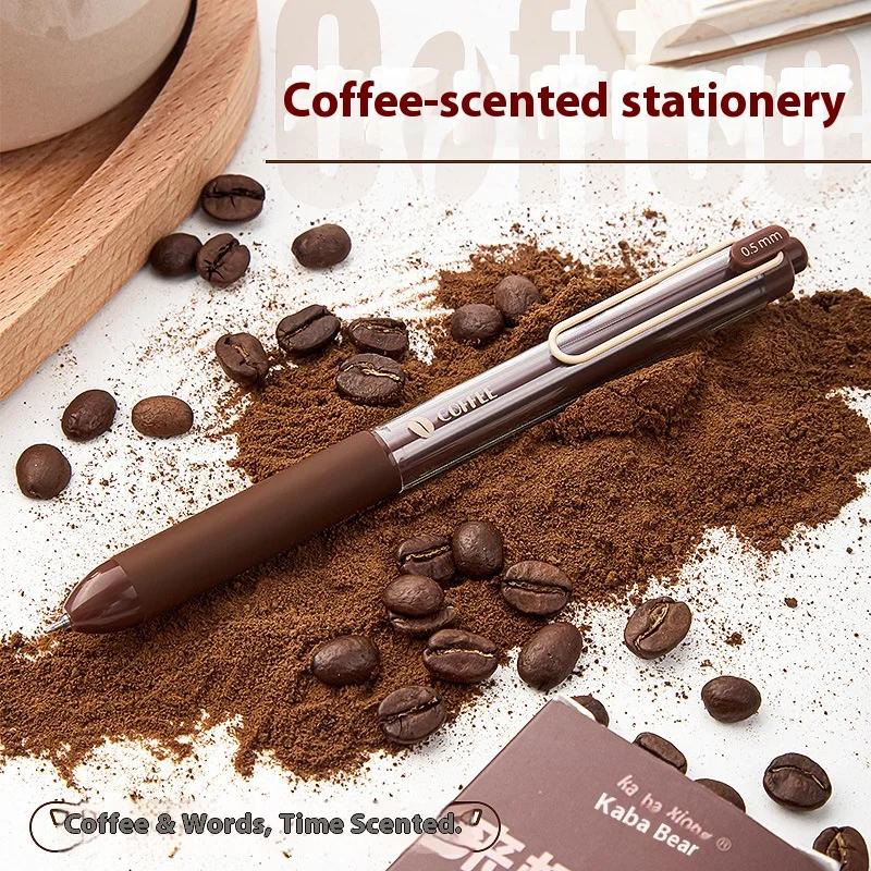 4pcs Scented Gel Pen Set 0.5 Unique Fragrance Ink ST Nib Ergonomic Grip Smooth Writing Pens Cute Novelty Office School Supplies