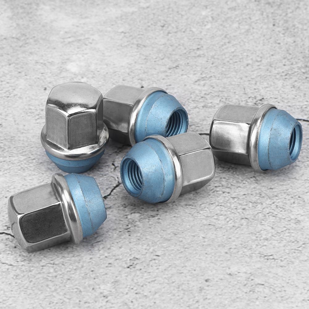 5Pcs Wheel Nuts Set Fit for Land Rover Discovery Sport LR2 Range Rover Evoque Velar LR001381