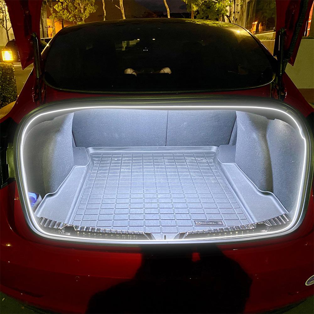 For Changan UNI-T/UNI-K Flexible LED Lighting Bar Flowing Glow Ornament Auto Trunk Interior Accessories