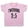 Twerking 9 To 5 Funny Slogan Twerk Dance Move Comedy Kids Childs T-Shirt