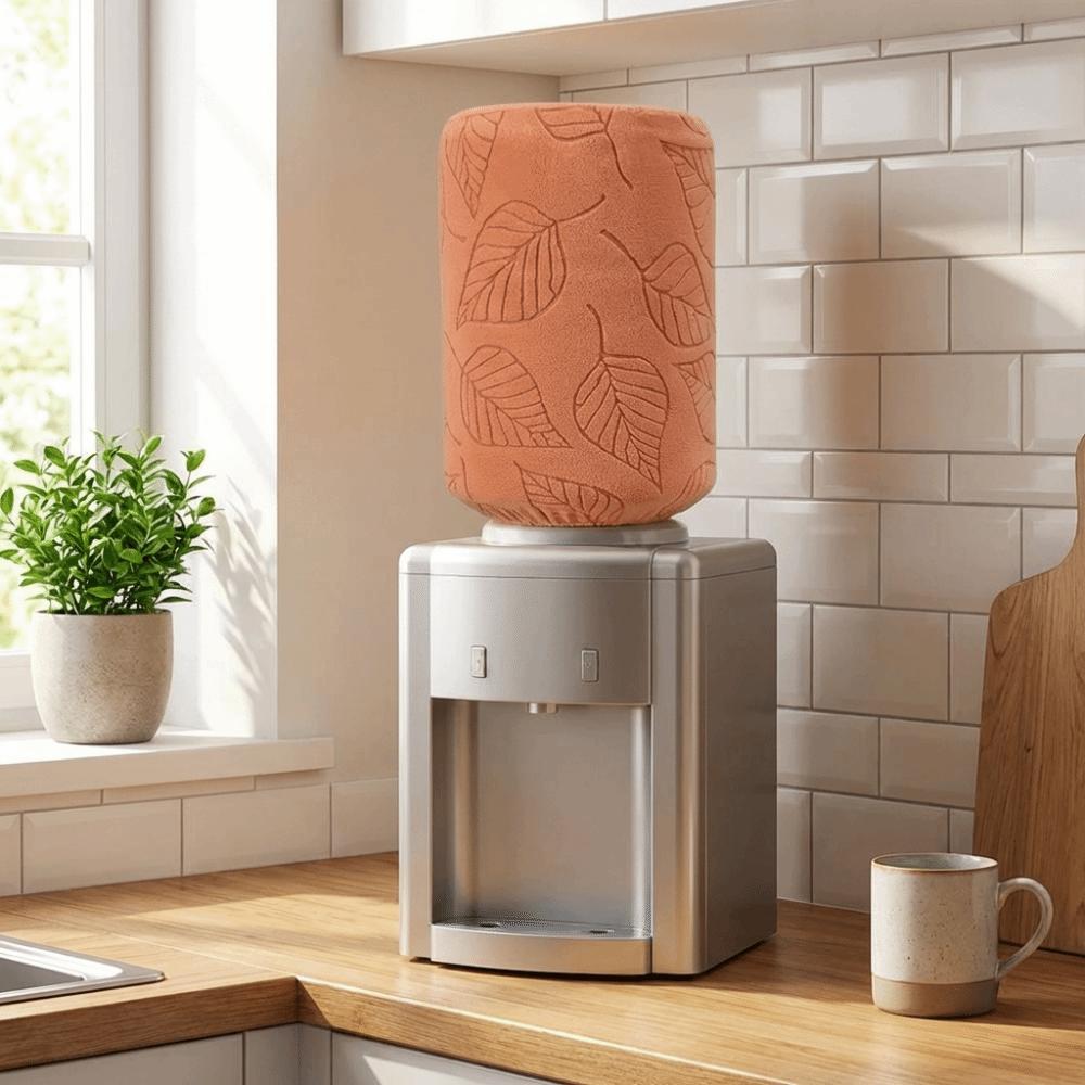 Removable Barrel Dust Cover Solid Color Elastic Barrel Cover Simple Water Cooler Cover  Office