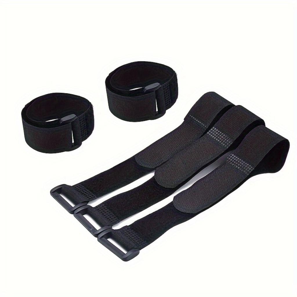 10Pcs Durable Nylon Hook & Loop Ties, Reusable Cable Management & Safety Fastening Straps